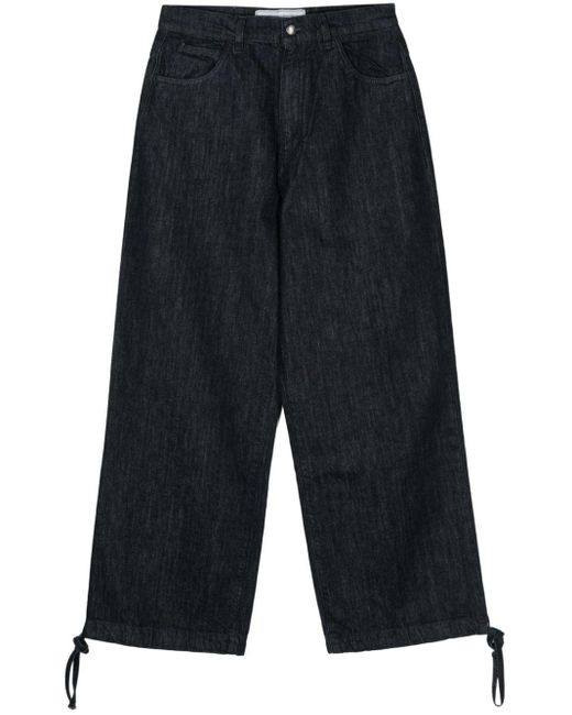 Societe Anonyme Black Fabien Jeans mit weitem Bein