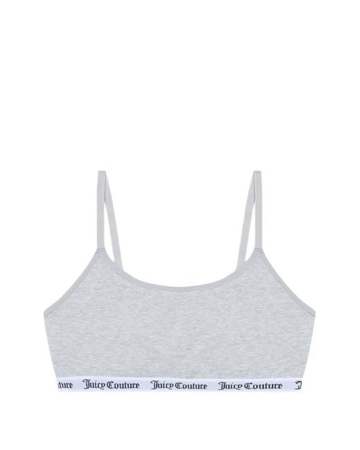 Juicy Couture White Brassière À Bande Logo