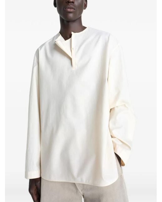 Lemaire White Vareuse Shirt for men