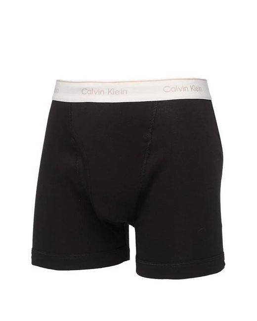Calvin Klein Black Logo Boxers (Set Of Five) for men