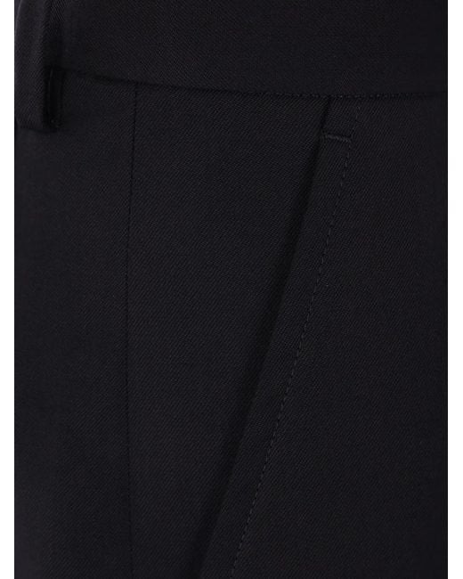 Undercover Blue Wool Pleated Skort