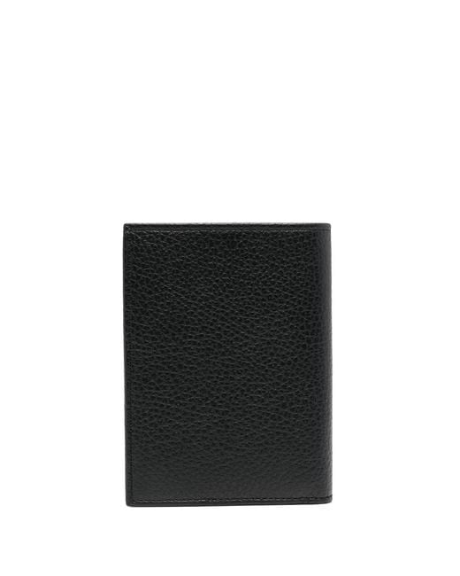 Orciani Black Logo-Plaque Cardholder for men