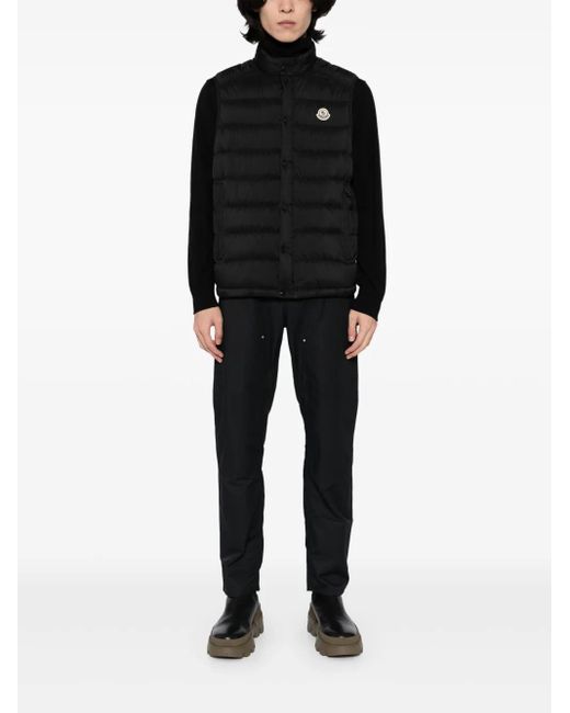 Moncler Black Barthe Vest Jacket for men