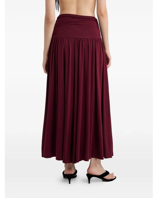 determ Flared Midi Skirt