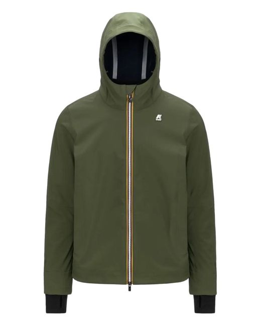 K-Way Green Jacko Bomber Jacket for men