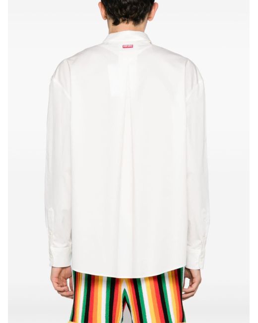 KENZO Overhemd Met Print in het White voor heren
