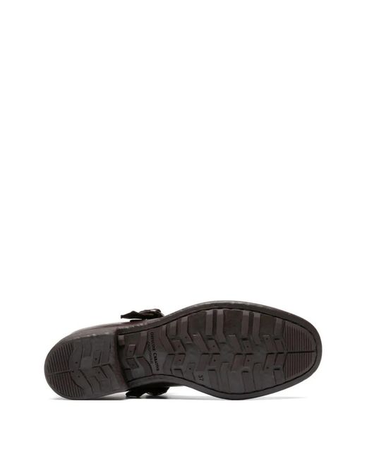 Officine Creative White Calixte 071 Leather T-Bar Shoes