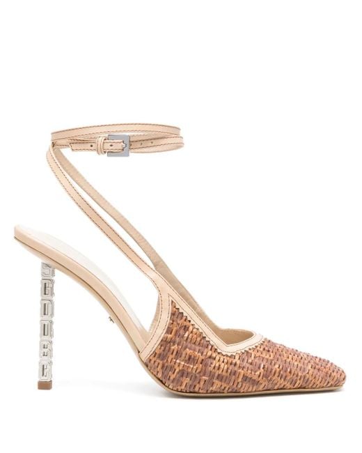 Gcds Cube 100mm モノグラム パンプス Pink