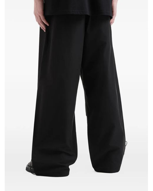 FIVE CM White Logo-Print Trousers for men