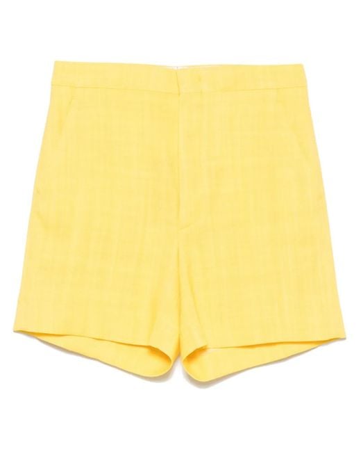 Tagliatore Yellow Elle Shorts