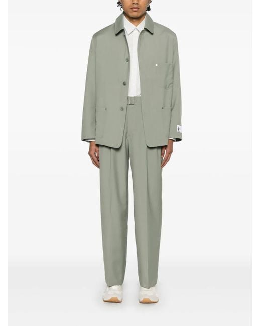 Etudes Studio Green Logo-Tag Jacket