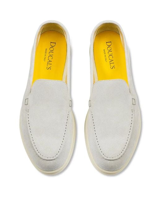 Doucal's スエード ローファー White