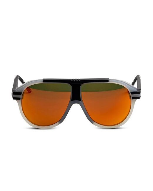 Thom Browne Black Round-Frame Sunglasses