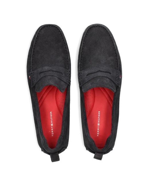 Tommy Hilfiger Black Penny Loafers for men
