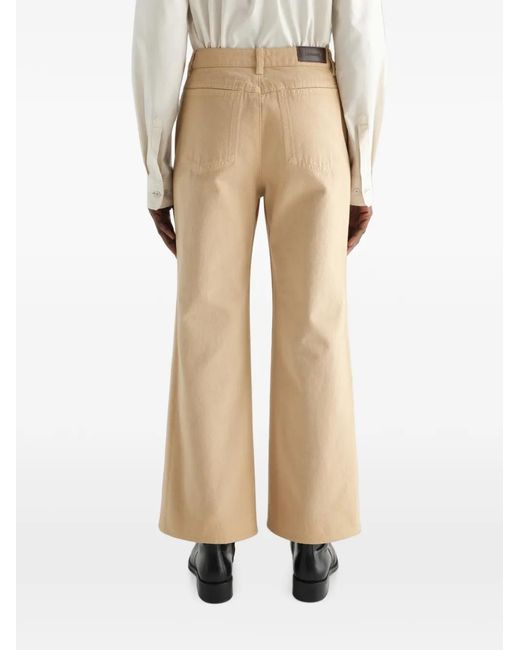Lemaire Natural Flared Five-Pocket Pants