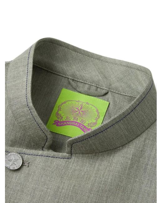 Shanghai Tang Tang Five-Button Jacket in Green for Men | Lyst Canada