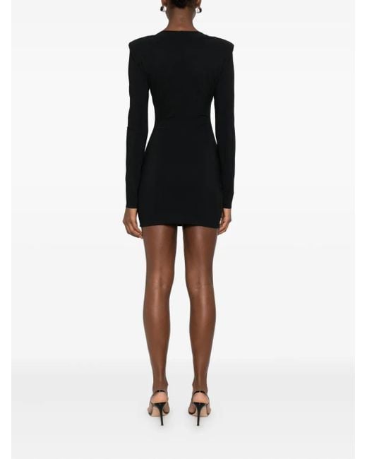 Amazuìn Black Kleid mit langen Ärmeln