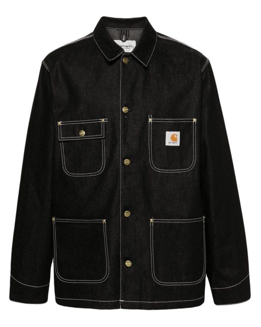 Carhartt black jean jacket sale