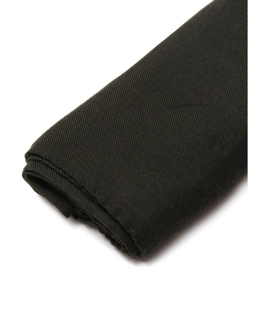 Destin Black Wool Scarf