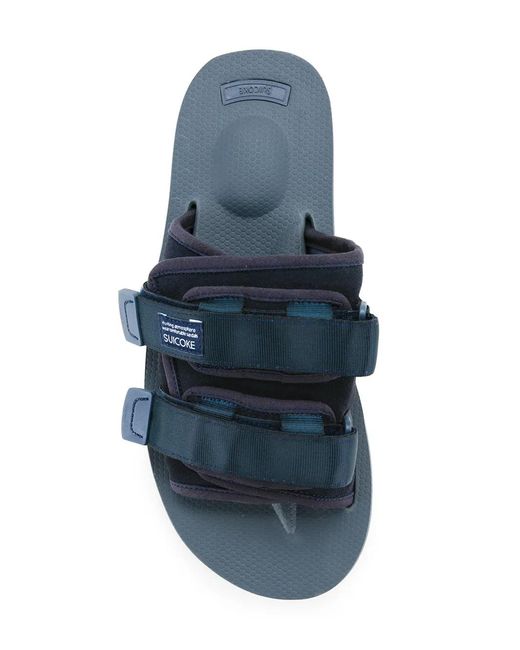 Suicoke Blue Slider Sandals for men
