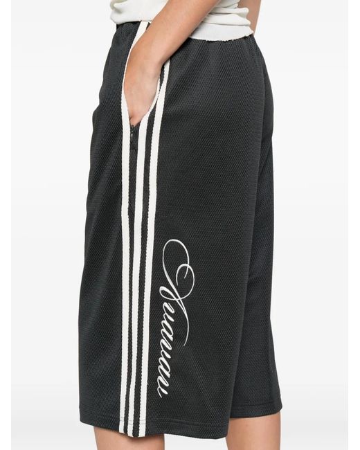 X Avavav logo stripe shorts Adidas de color Black