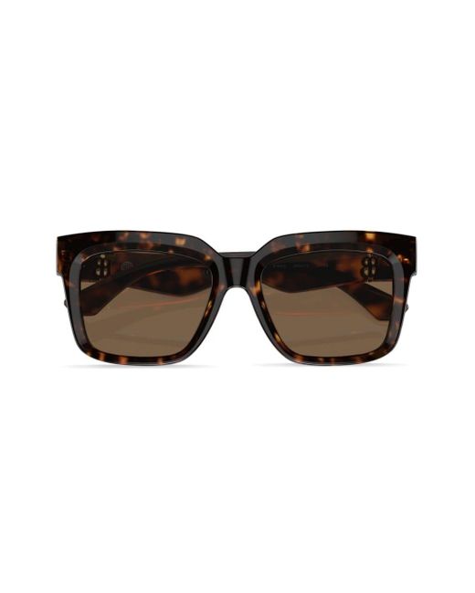 Burberry Brown Tortoiseshell Square-frame Sunglasses