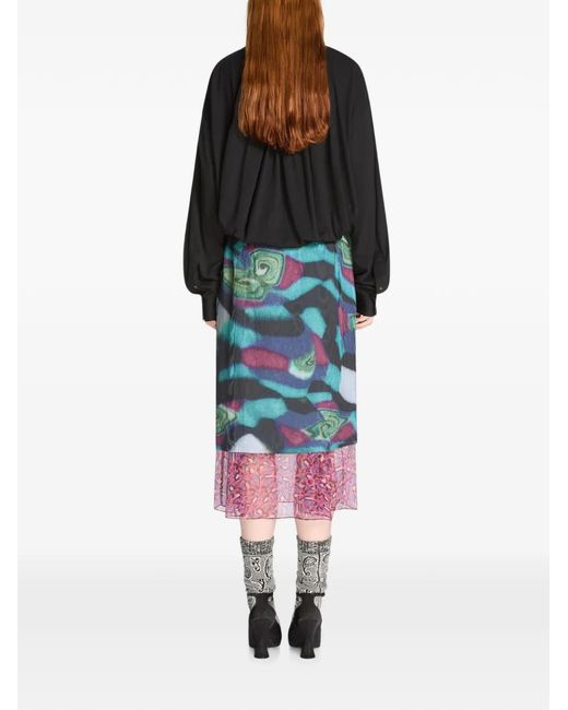 Dries Van Noten Black Loose Cotton Blouse
