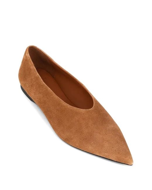 Ballerine Hermine A Punta di Vagabond in Brown
