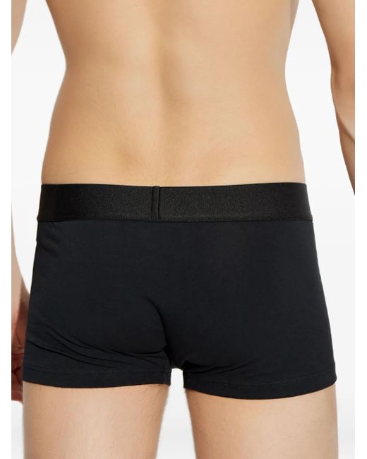 Versace Black Logo Boxer Briefs (3-Pack) for men
