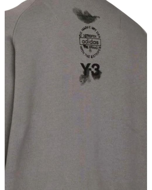 Y-3 Gray Zip-Up Bomber Jacket for men