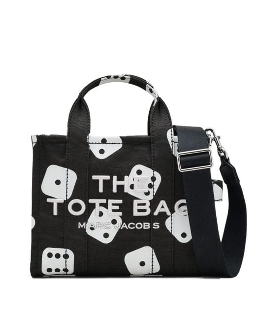 Marc Jacobs X Derrick Adams Shopper Met Dobbelsteenprint in het Black
