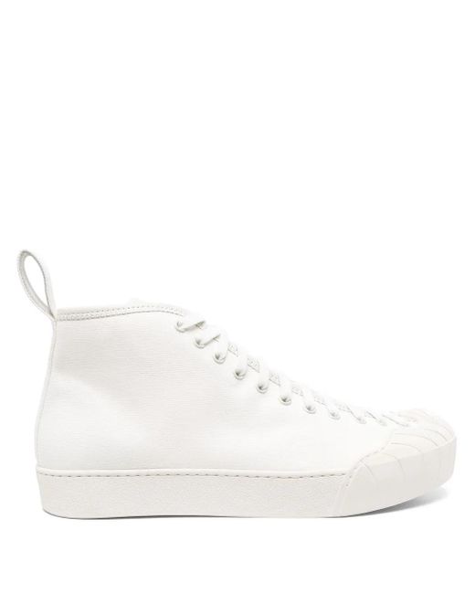 Sunnei White Isi High-Top Sneakers