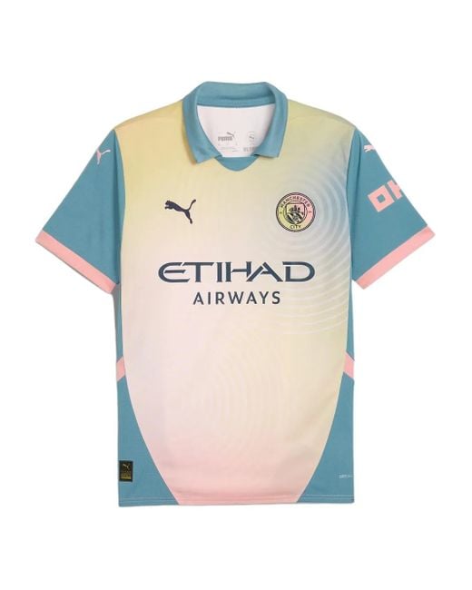 PUMA Blue Replica Fourth Jersey T-Shirt for men