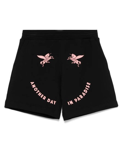 Givenchy Black Unicorns-Embroidered Shorts for men