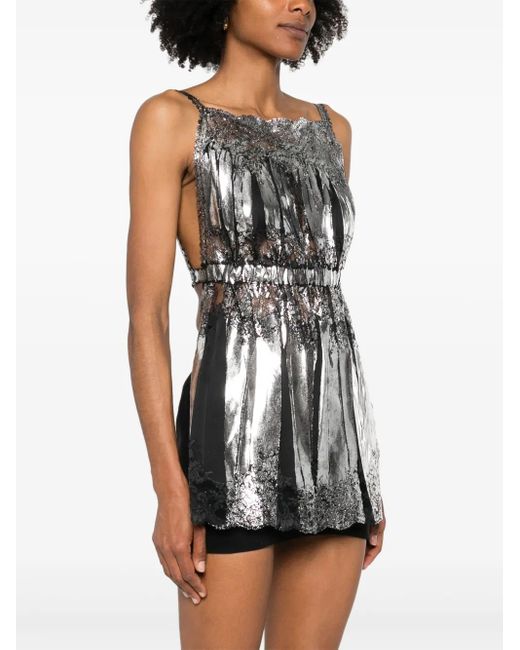 Rabanne Metallic Tank Top