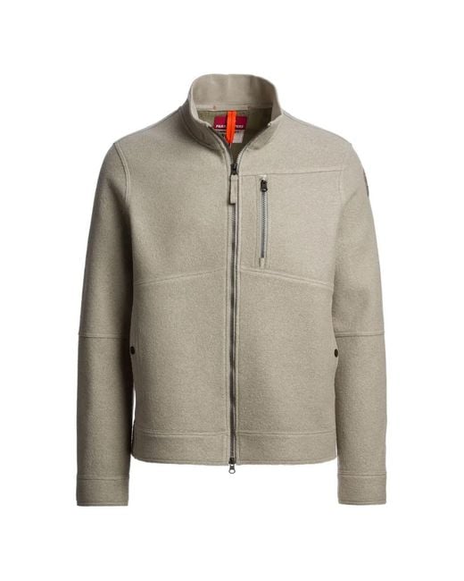 Parajumpers Natural Boiled Wool Bouclé Jacket for men
