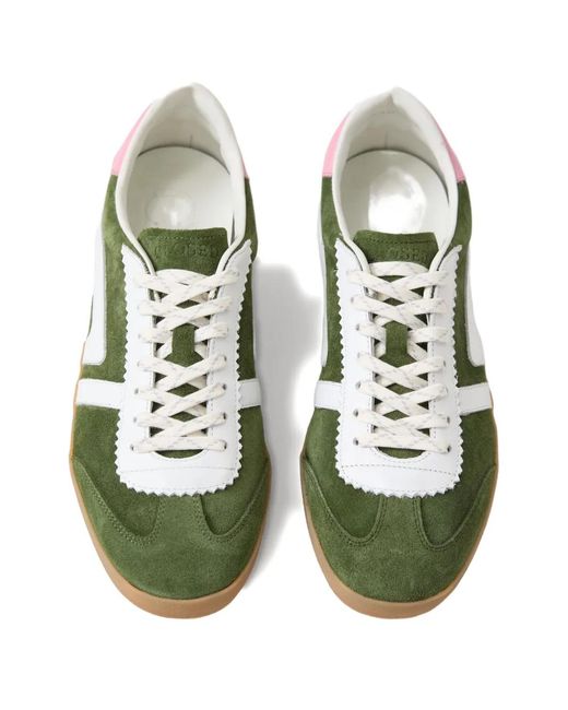 Closed Green Leather Sneakers