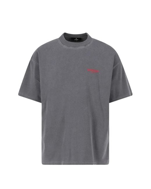 Represent Gray Owners Club Logo-Print T-Shirt for men
