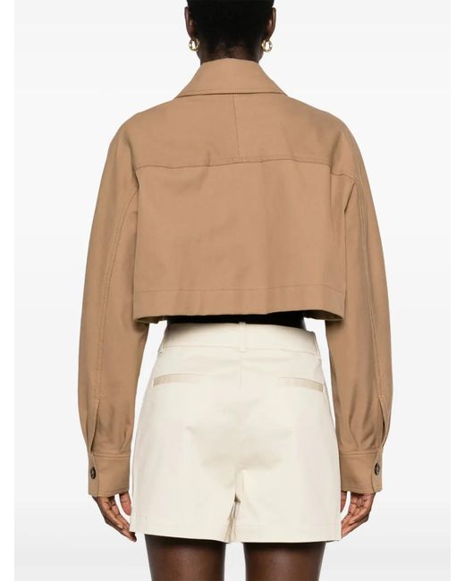 P.A.R.O.S.H. Natural Twill Shorts