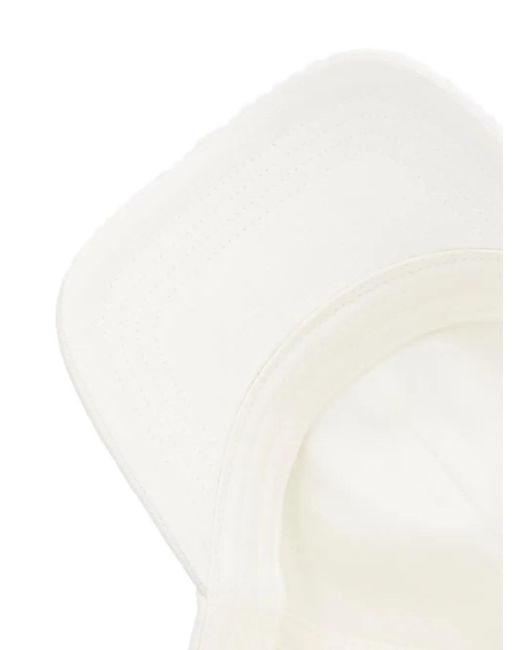 Gant White Linen Baseball Cap for men