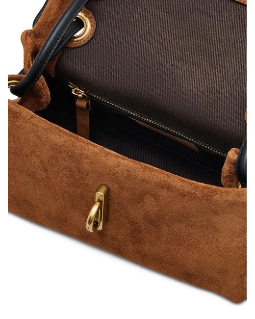 Marc Jacobs Brown The Mini Dual Shoulder Bag