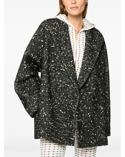 Genny Black Bouclé Jacket