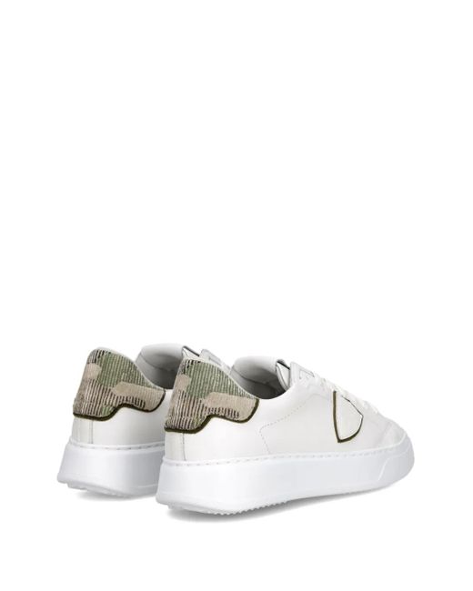 Philippe Model White Temple Low Sneakers