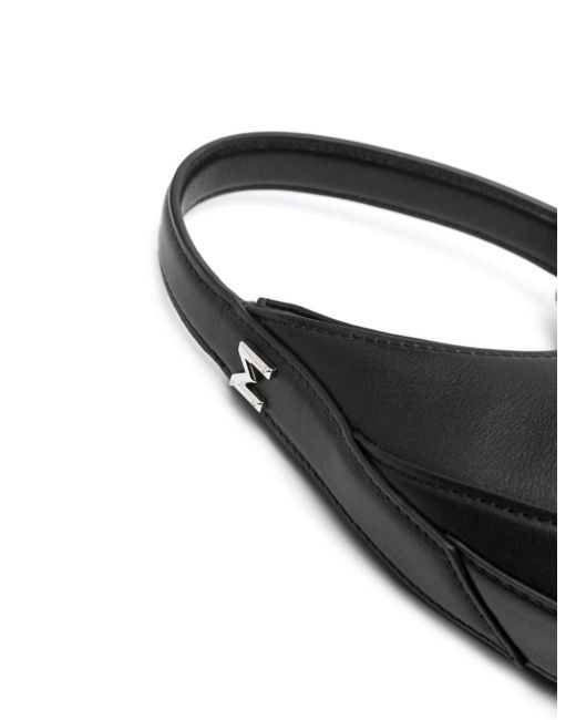 Mini sac à main Curve 02 Mugler en coloris Black
