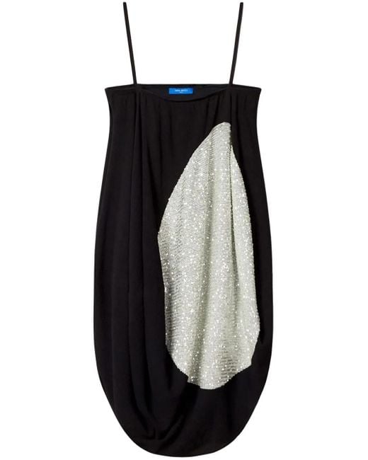 Nina Ricci Black Spaghetti-Strap Minidress