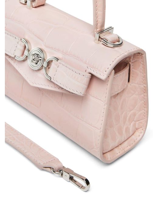 Versace Pink Medusa'95 Leather Mini Bag