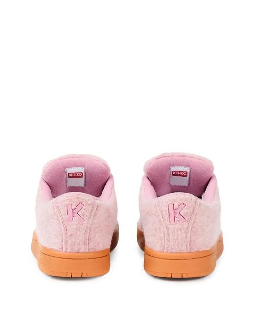 KENZO Pink Dome Wool Sneakers for men
