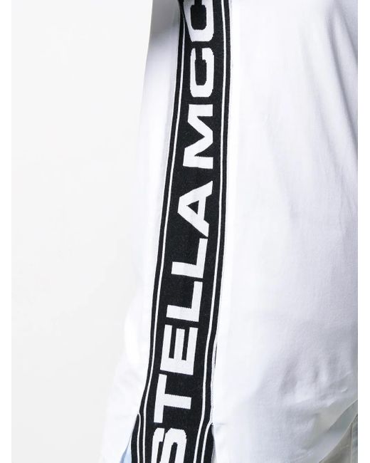Stella McCartney White Logo-Detail T-Shirt