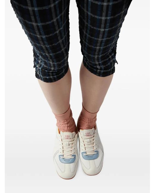 LILI CURIA White Zola Panelled Sneakers