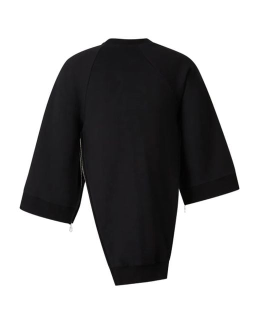 Setchu Black Crew-neck Sweatshirt for men